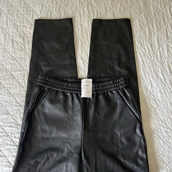 Halogen Black Faux Leather Pants - Picture 1 of 14